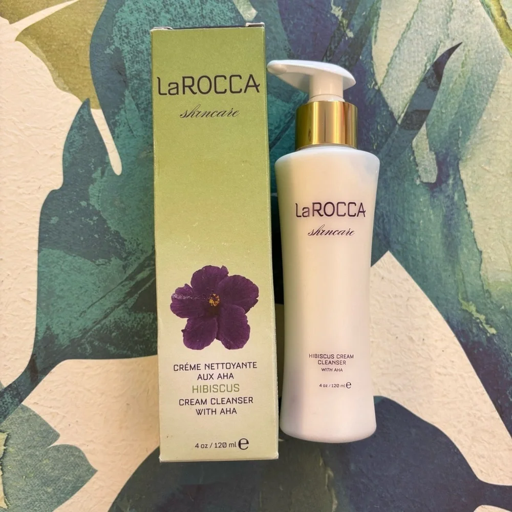 LA ROCCA Hibiscus Cream Cleanser AHA Vegan Paraben-Free Cruelty-Free Skincare
